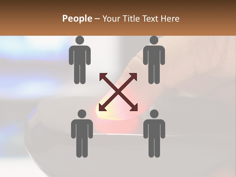 White Portrait Pensioner PowerPoint Template