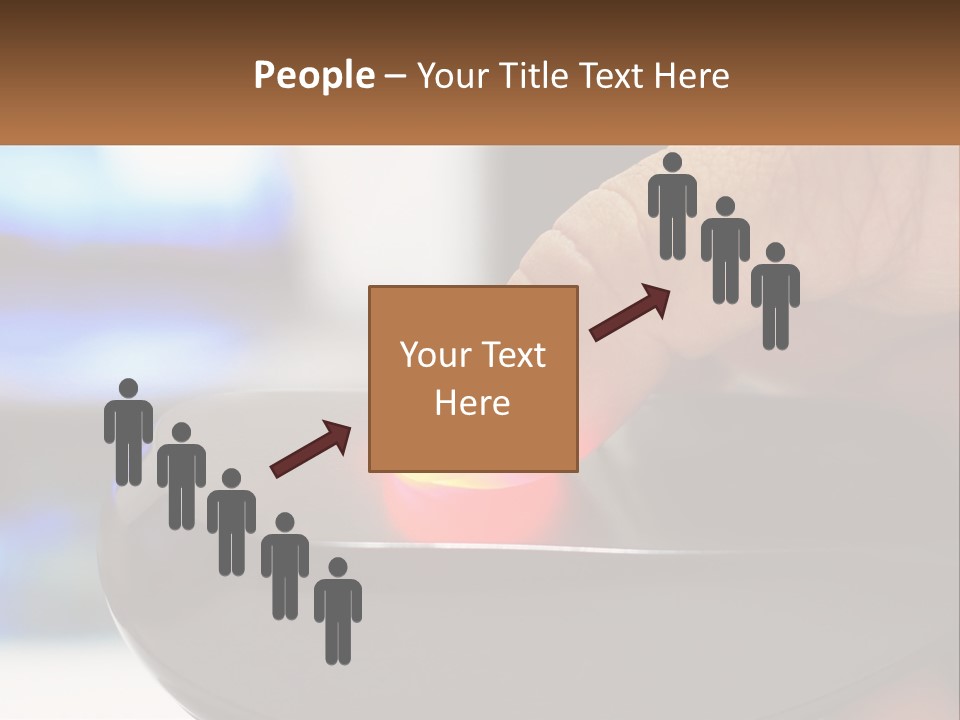 White Portrait Pensioner PowerPoint Template