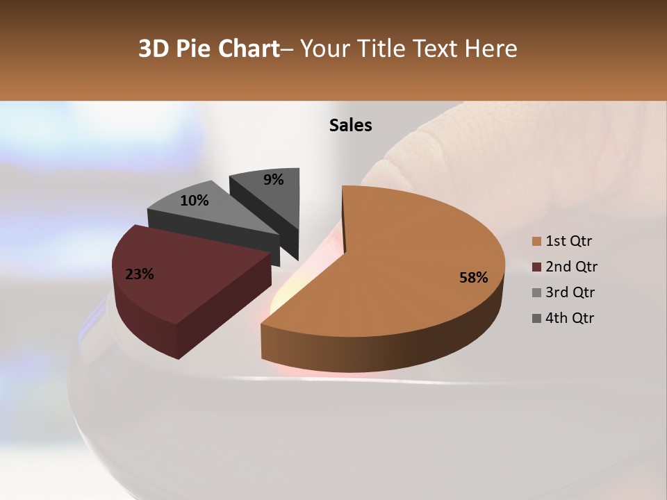 White Portrait Pensioner PowerPoint Template