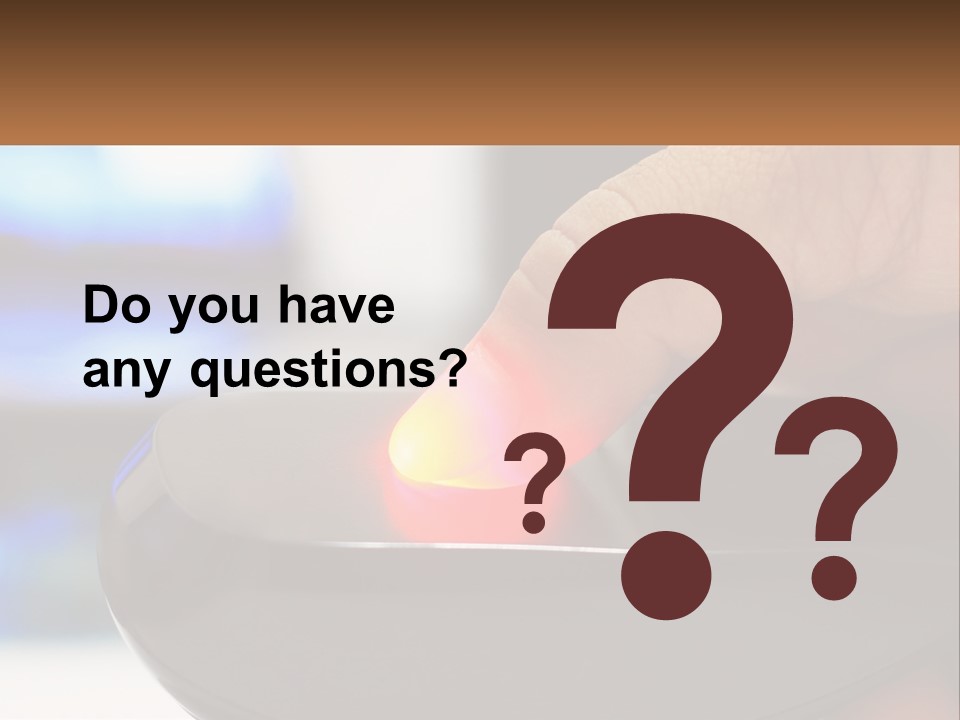 White Portrait Pensioner PowerPoint Template