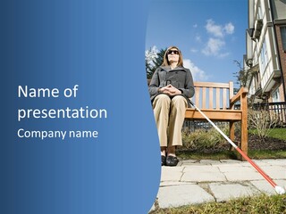 Coast Pensioner Daughter PowerPoint Template