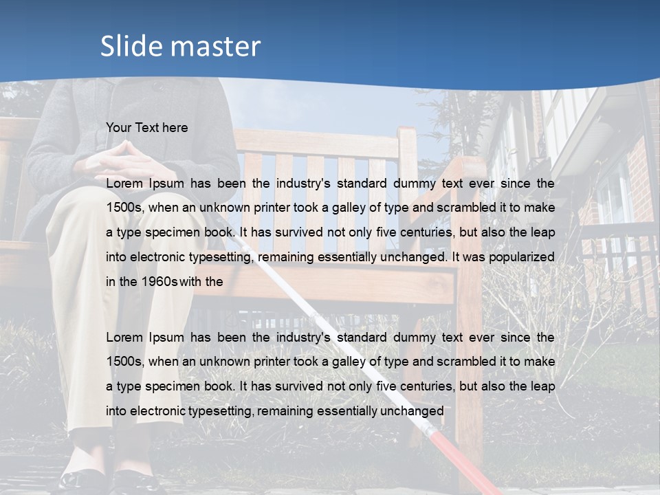 Coast Pensioner Daughter PowerPoint Template