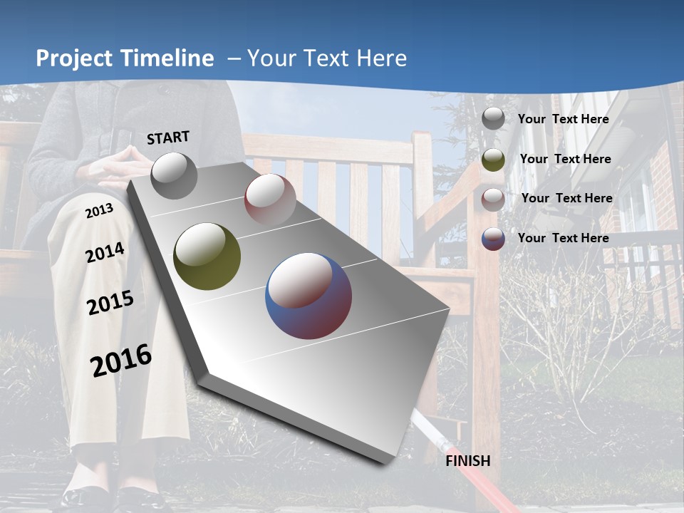 Coast Pensioner Daughter PowerPoint Template