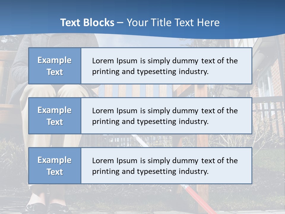 Coast Pensioner Daughter PowerPoint Template