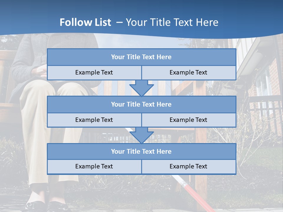 Coast Pensioner Daughter PowerPoint Template