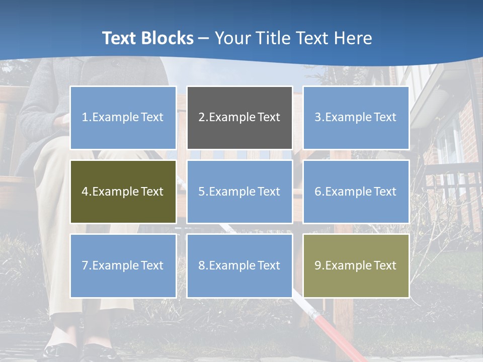 Coast Pensioner Daughter PowerPoint Template