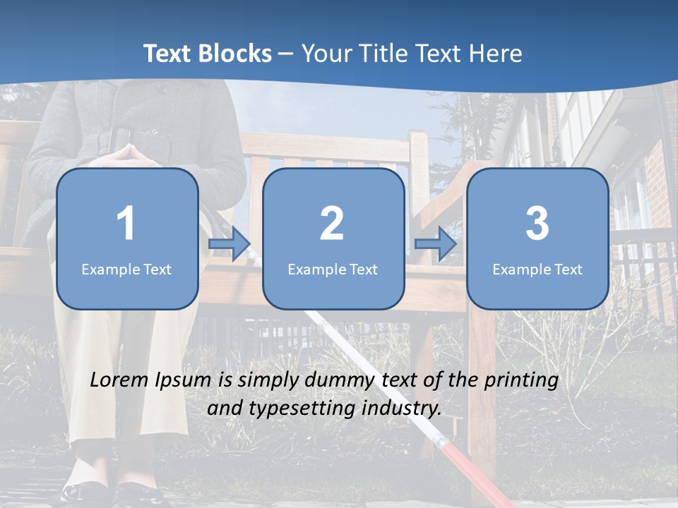 Coast Pensioner Daughter PowerPoint Template