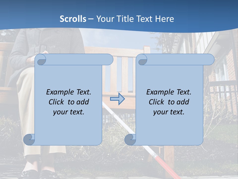 Coast Pensioner Daughter PowerPoint Template