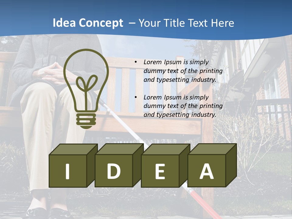 Coast Pensioner Daughter PowerPoint Template