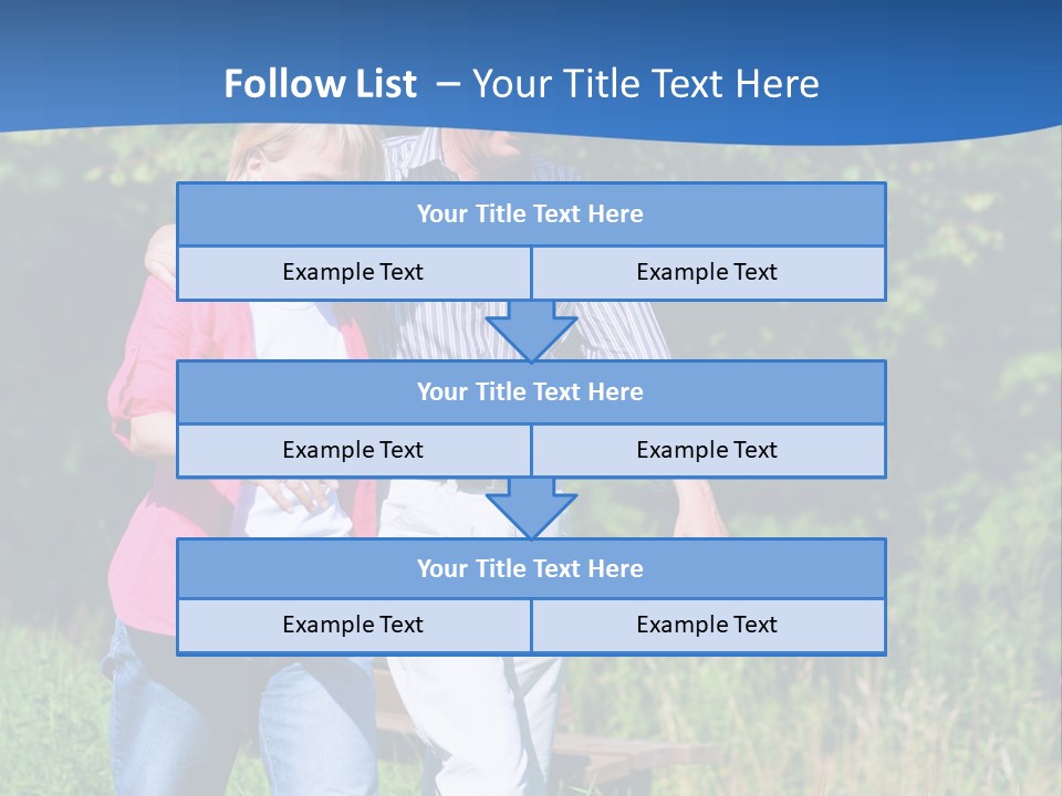 Lifestyle Sunrise White PowerPoint Template