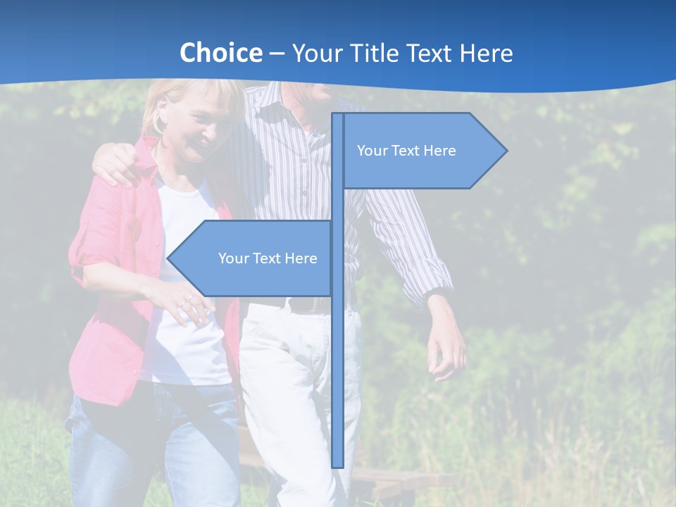 Lifestyle Sunrise White PowerPoint Template