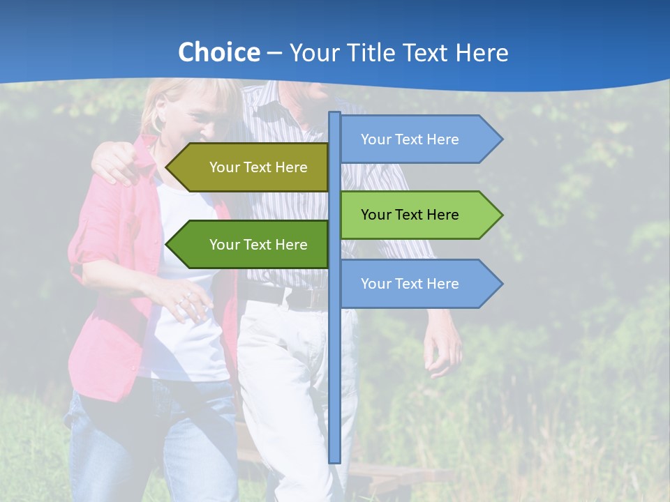 Lifestyle Sunrise White PowerPoint Template