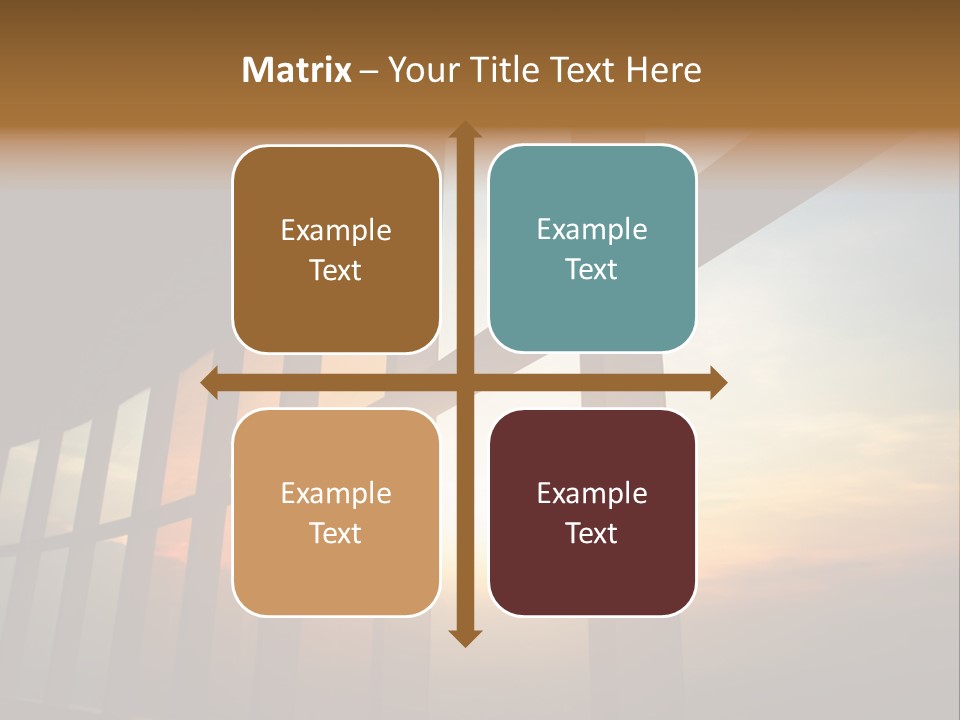 Caucasian Peaceful Sea PowerPoint Template