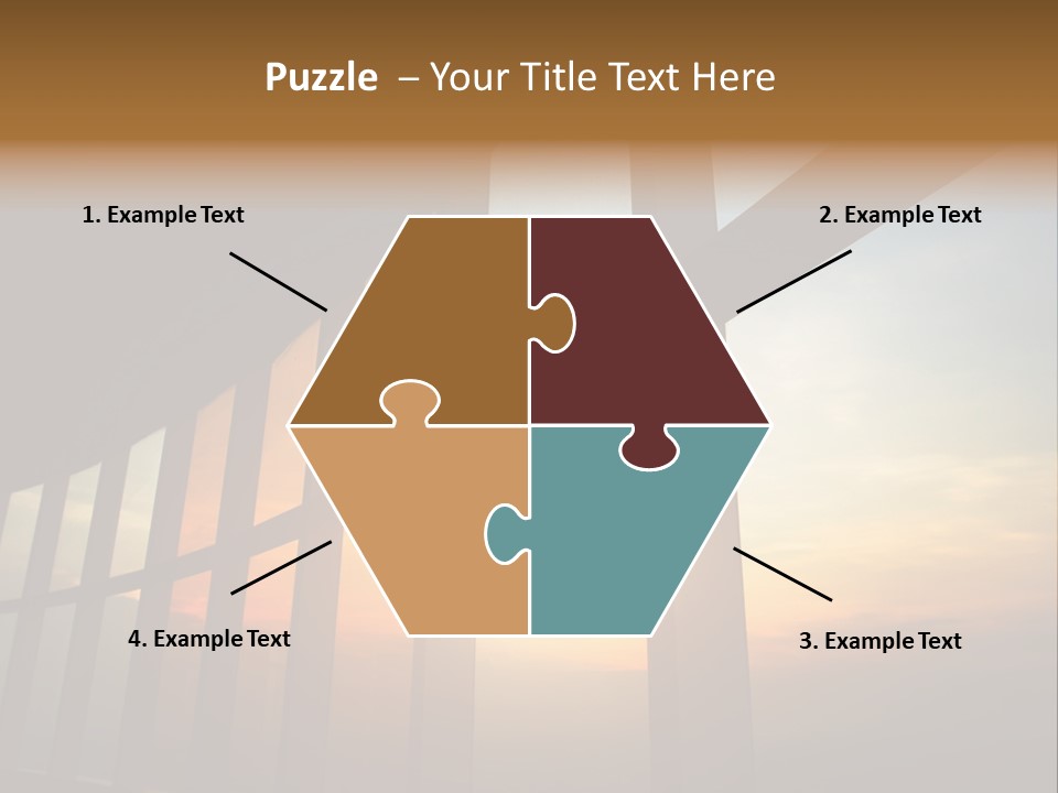 Caucasian Peaceful Sea PowerPoint Template