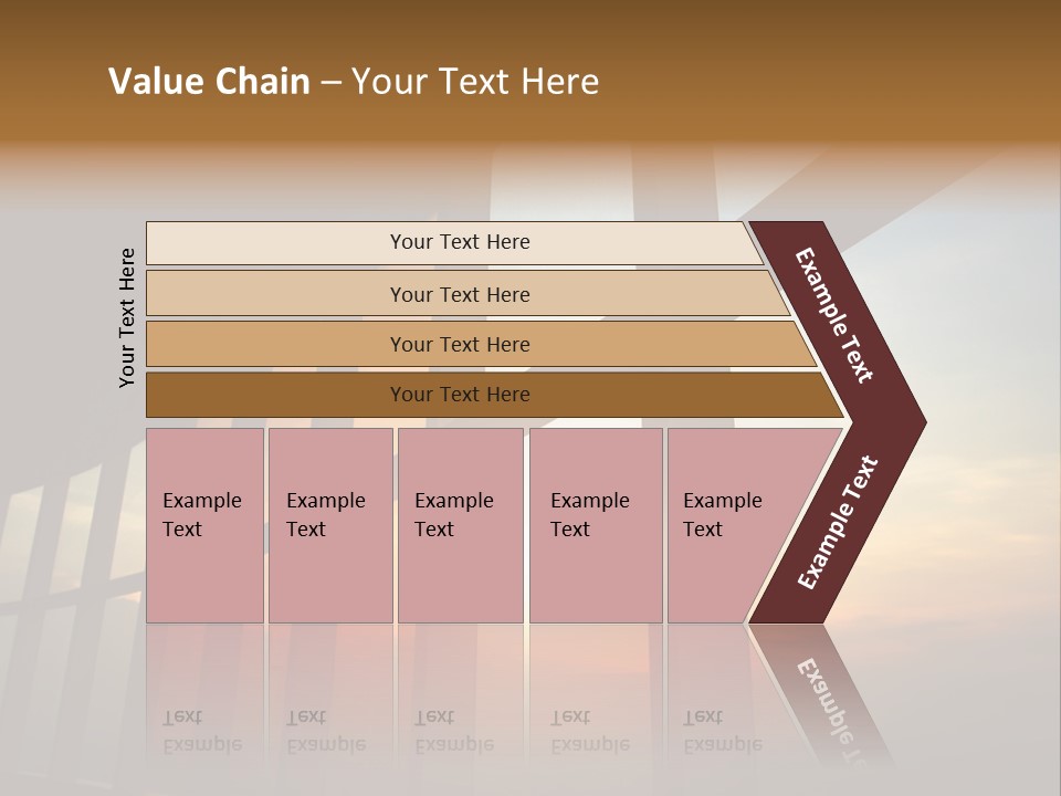 Caucasian Peaceful Sea PowerPoint Template