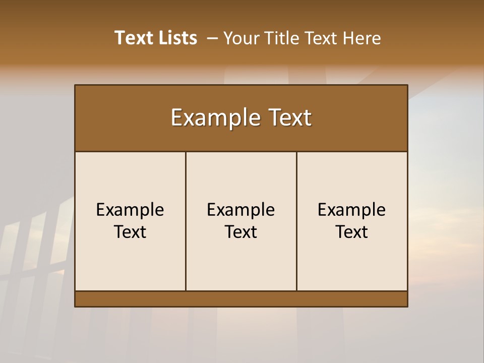 Caucasian Peaceful Sea PowerPoint Template