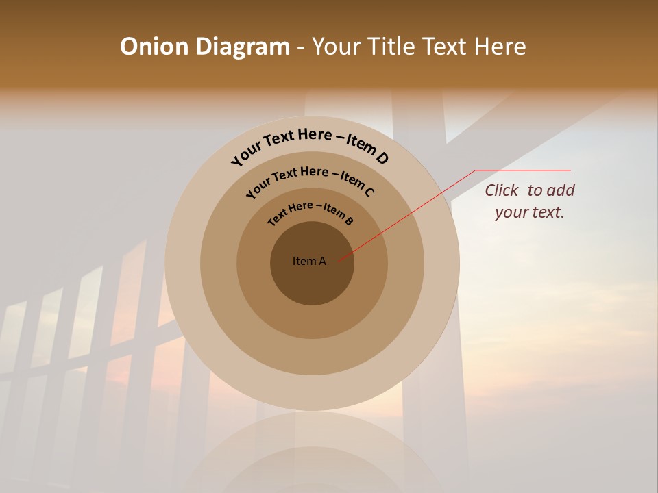 Caucasian Peaceful Sea PowerPoint Template