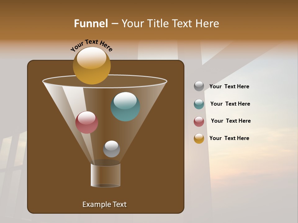 Caucasian Peaceful Sea PowerPoint Template