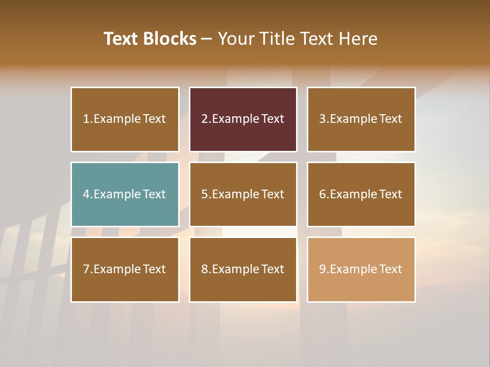 Caucasian Peaceful Sea PowerPoint Template