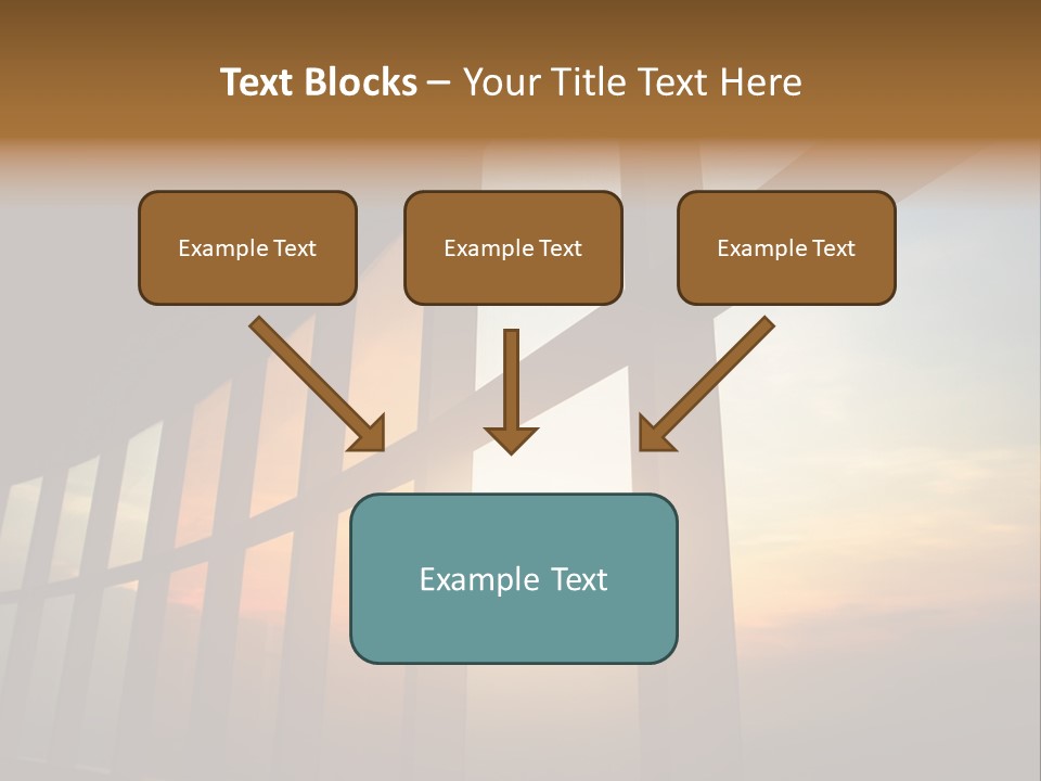 Caucasian Peaceful Sea PowerPoint Template