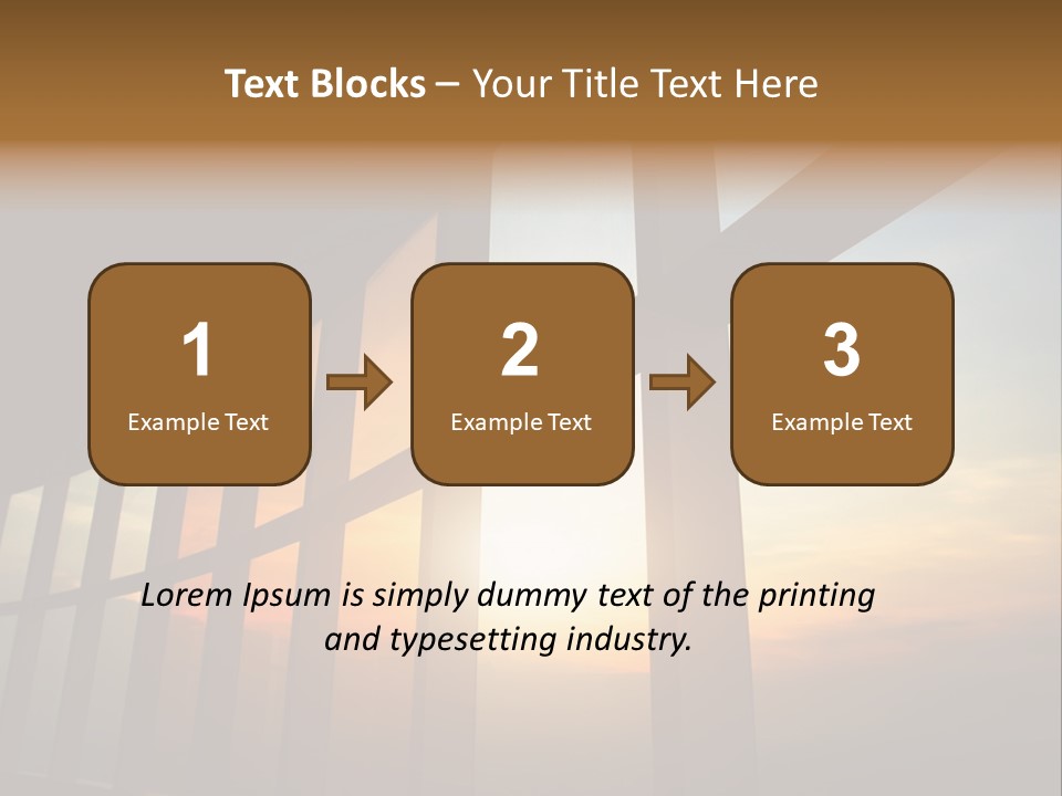 Caucasian Peaceful Sea PowerPoint Template