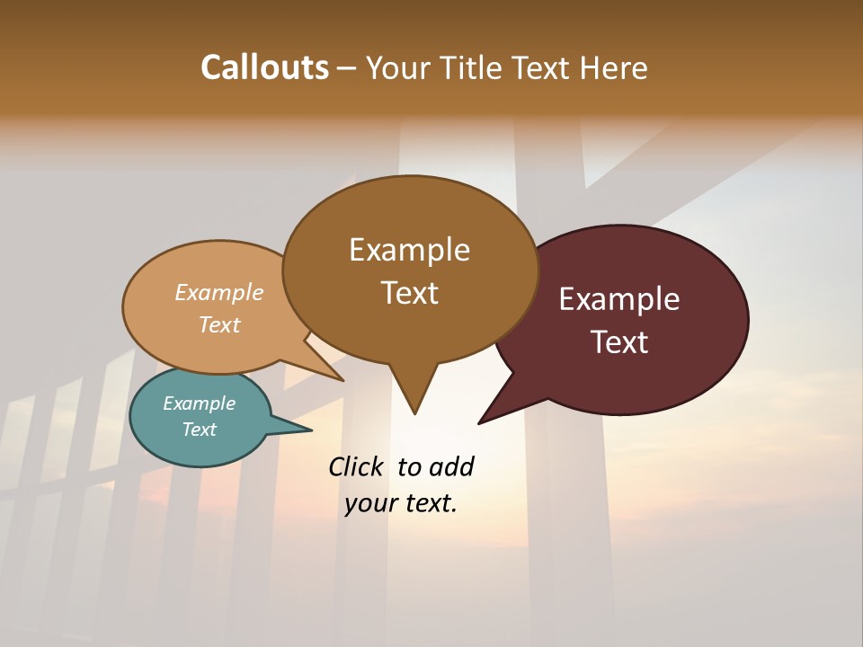 Caucasian Peaceful Sea PowerPoint Template