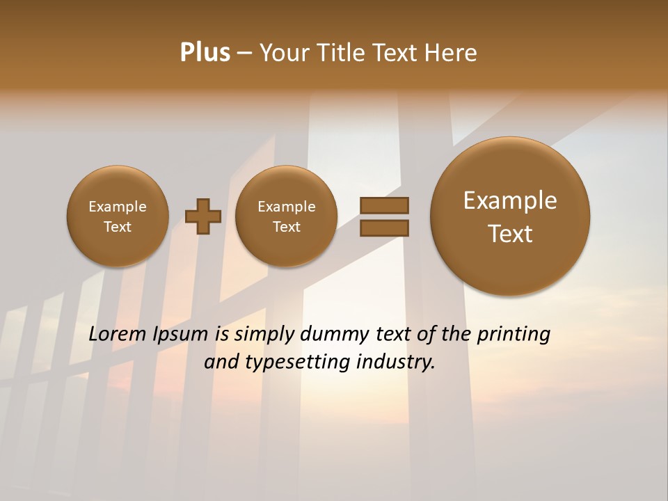 Caucasian Peaceful Sea PowerPoint Template