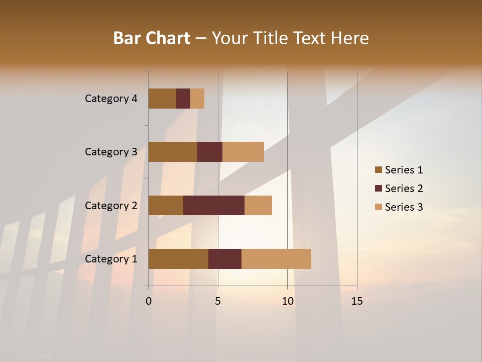 Caucasian Peaceful Sea PowerPoint Template