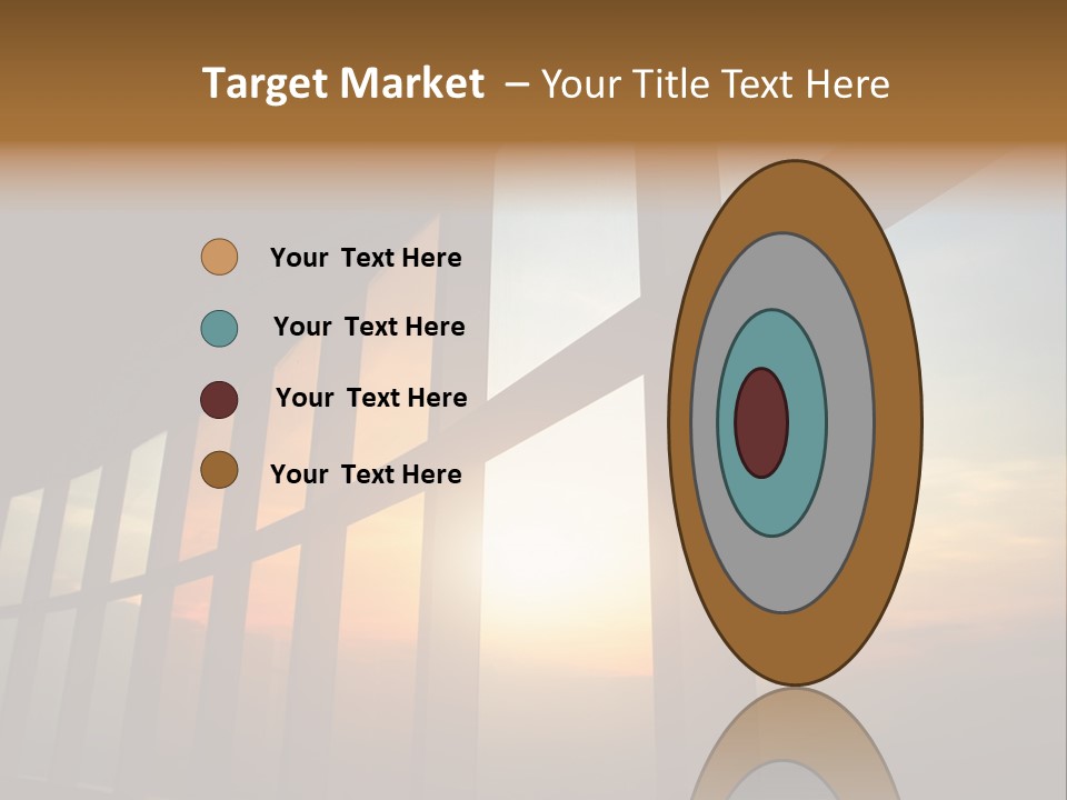 Caucasian Peaceful Sea PowerPoint Template