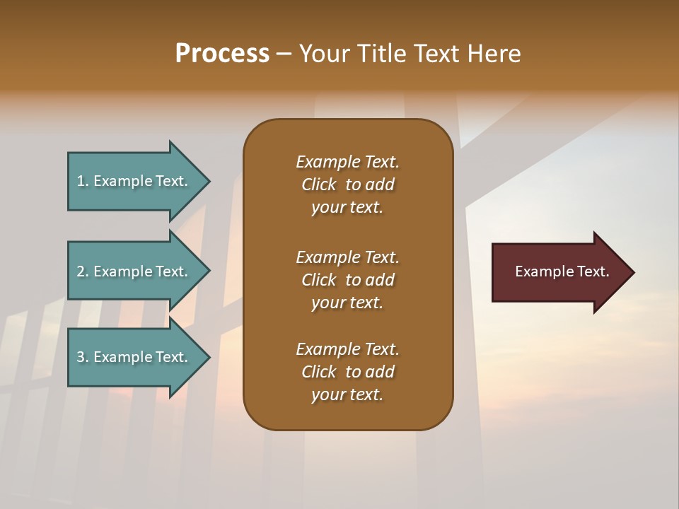 Caucasian Peaceful Sea PowerPoint Template