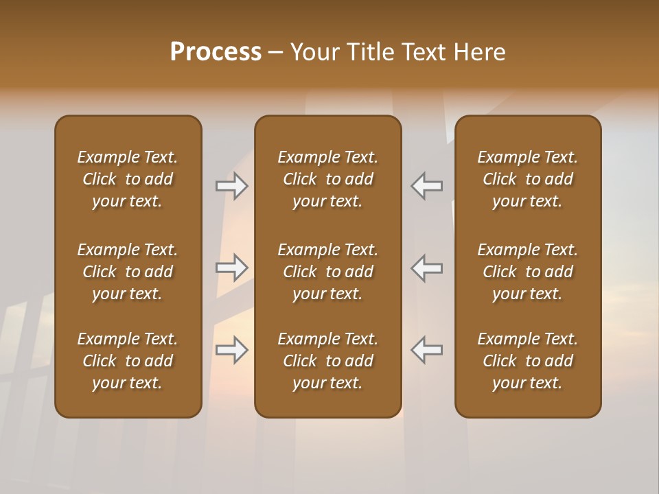 Caucasian Peaceful Sea PowerPoint Template
