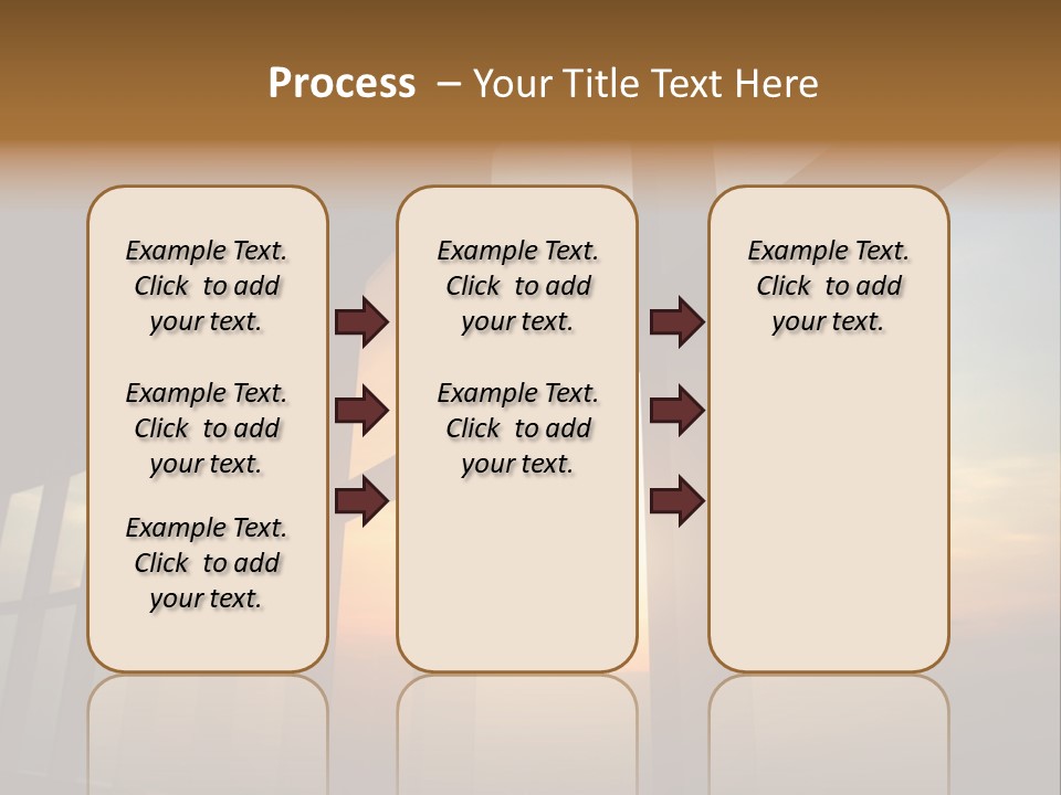 Caucasian Peaceful Sea PowerPoint Template