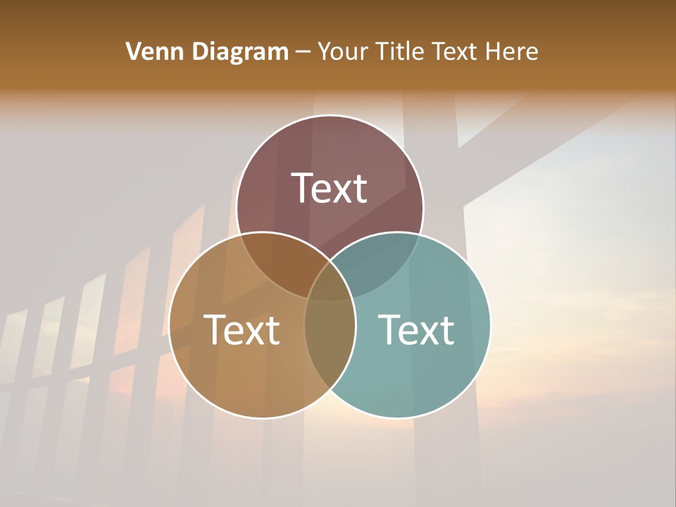 Caucasian Peaceful Sea PowerPoint Template