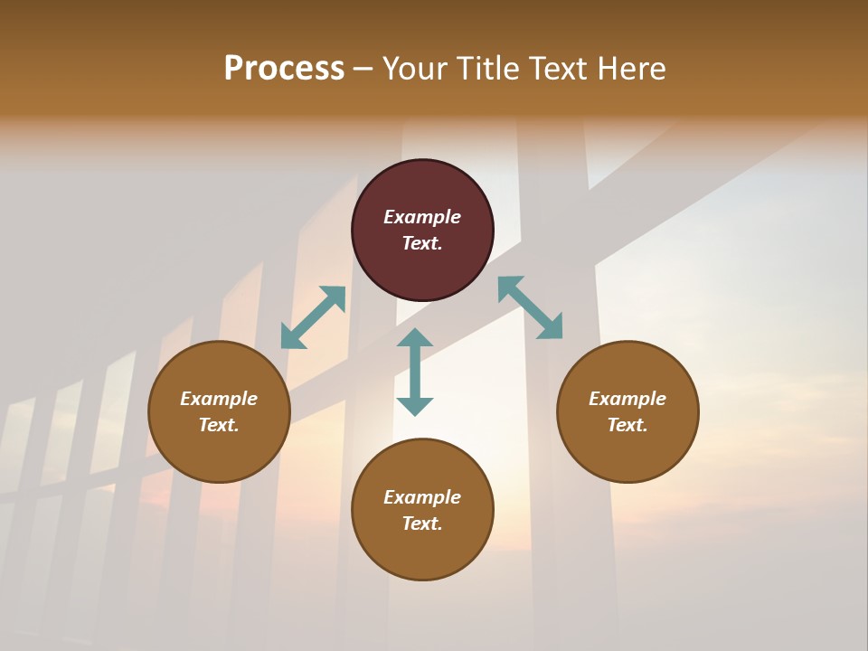 Caucasian Peaceful Sea PowerPoint Template