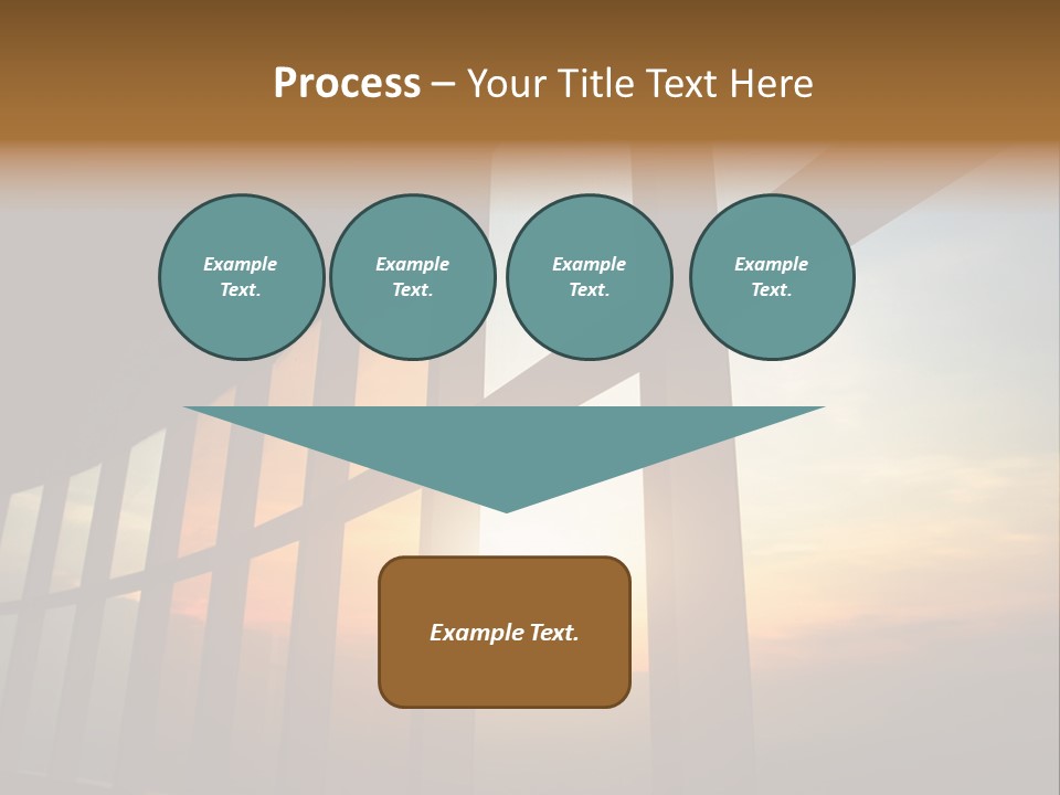 Caucasian Peaceful Sea PowerPoint Template