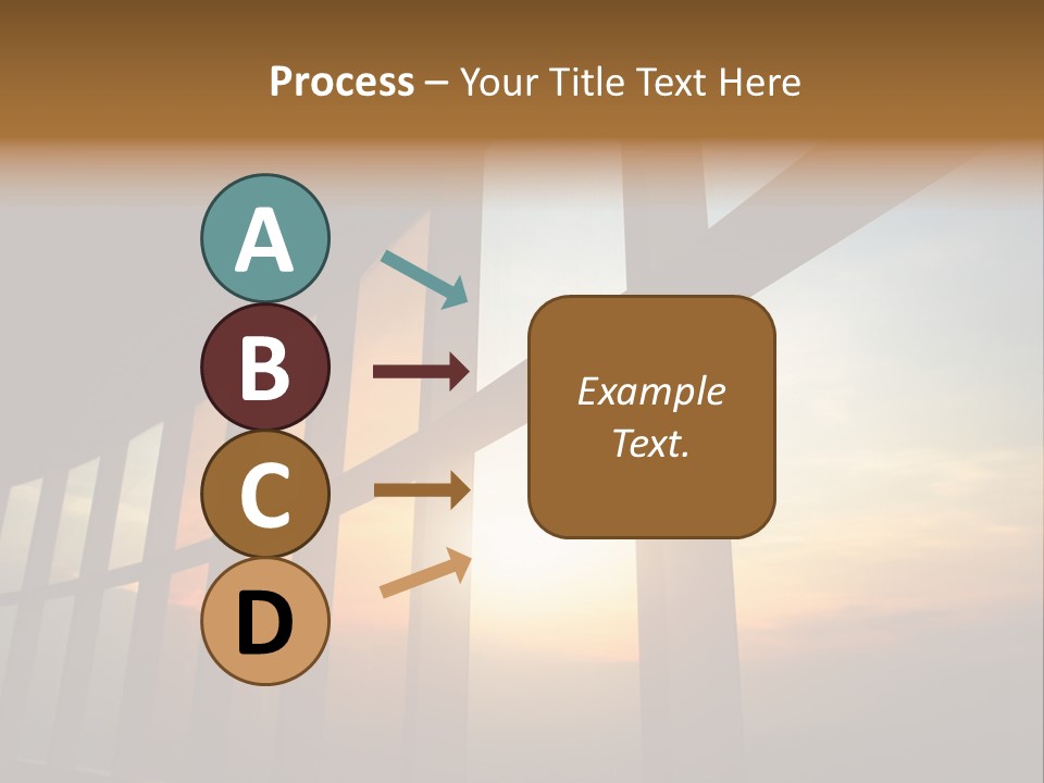 Caucasian Peaceful Sea PowerPoint Template