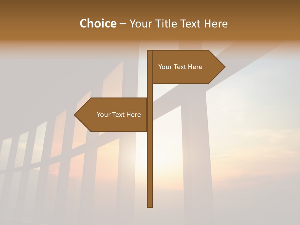 Caucasian Peaceful Sea PowerPoint Template