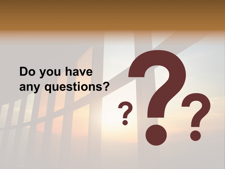 Caucasian Peaceful Sea PowerPoint Template