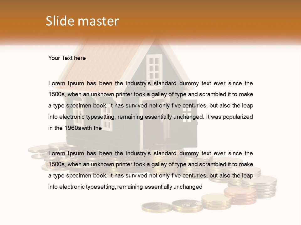 Wave Peaceful Single PowerPoint Template