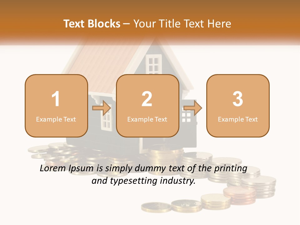 Wave Peaceful Single PowerPoint Template