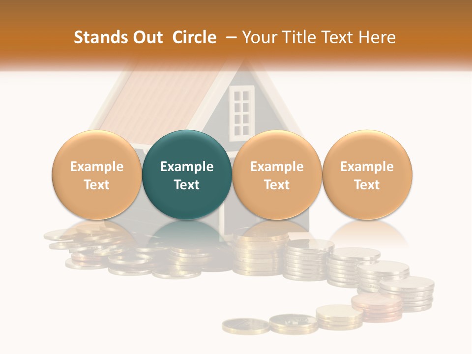 Wave Peaceful Single PowerPoint Template