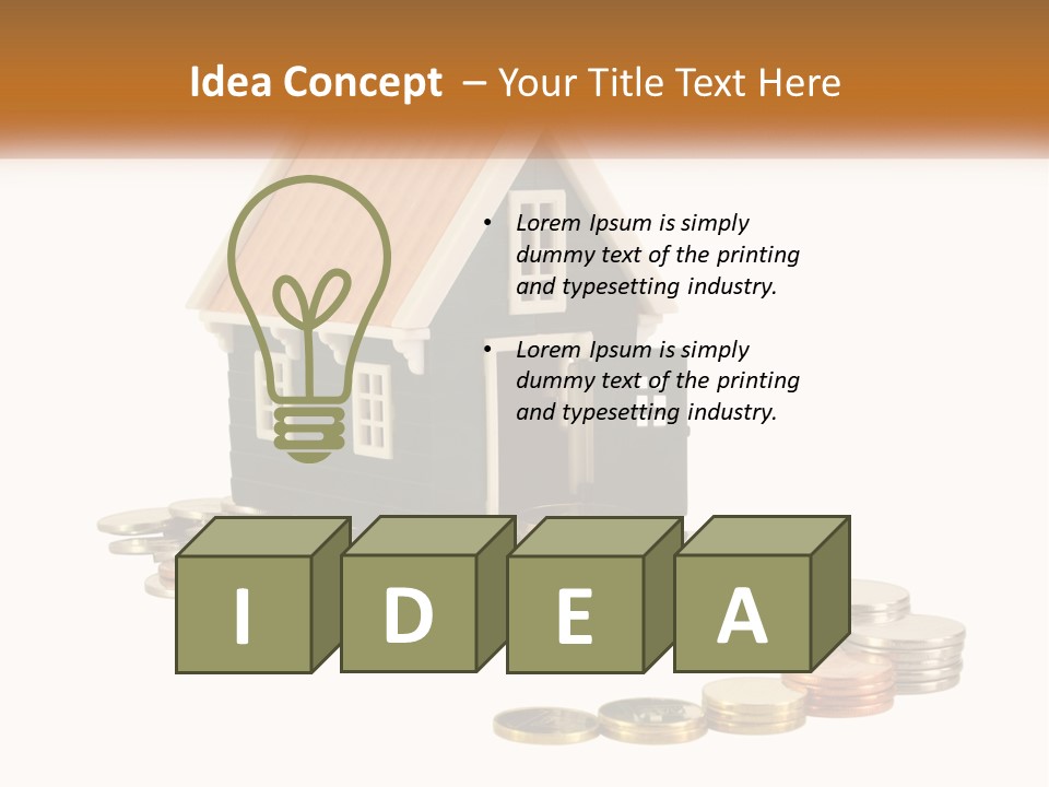 Wave Peaceful Single PowerPoint Template