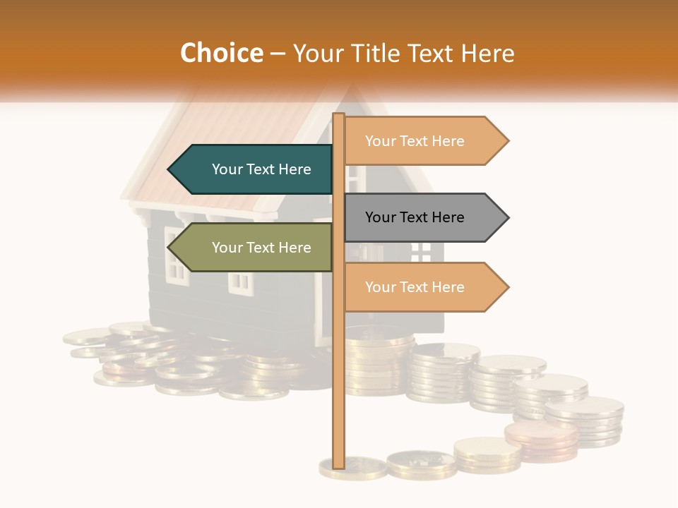 Wave Peaceful Single PowerPoint Template