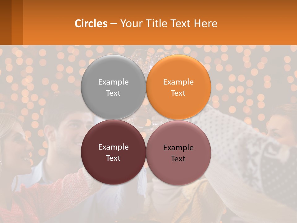 Daughter Sunset Family PowerPoint Template