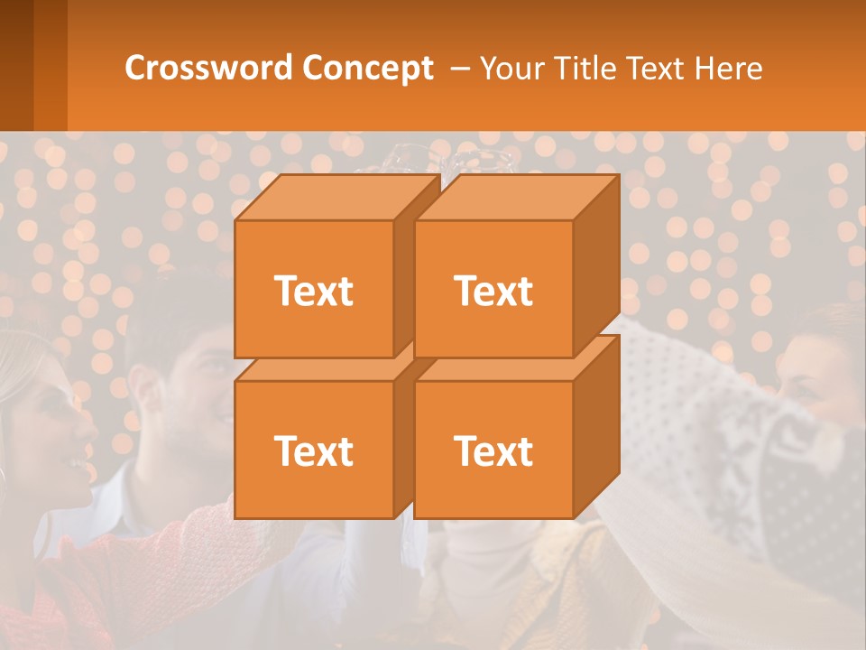 Daughter Sunset Family PowerPoint Template