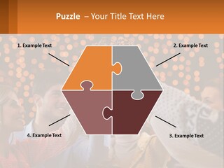 Daughter Sunset Family PowerPoint Template