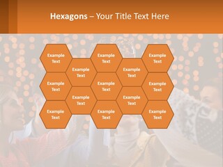 Daughter Sunset Family PowerPoint Template