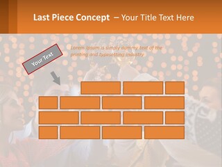 Daughter Sunset Family PowerPoint Template