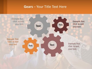 Daughter Sunset Family PowerPoint Template