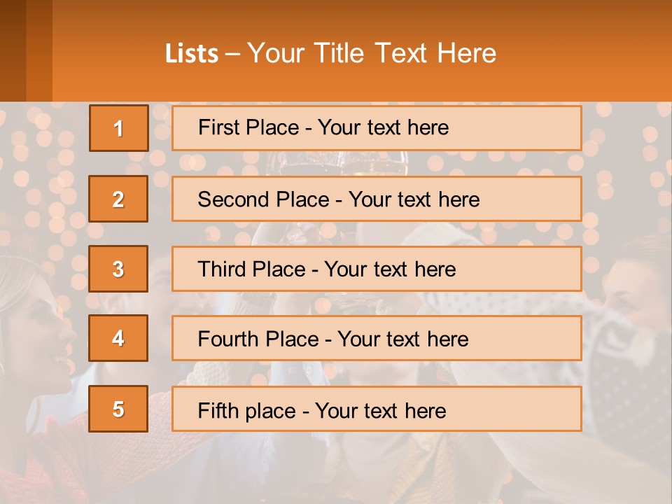 Daughter Sunset Family PowerPoint Template